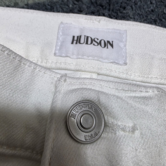 HUDSON High Rise Bootcut Jeans White Women’s Size 32 - Picture 5 of 12